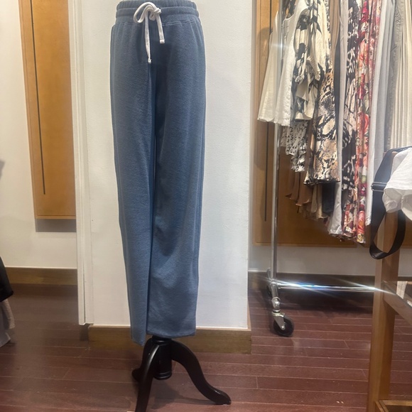 🧵Soft Slate Cool • Erin Gray Toweling Pants • NWT Boutique Comfor - Picture 4 of 5